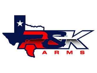 R & K Arms logo design by daywalker