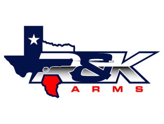 R & K Arms logo design by daywalker