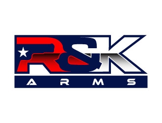 R & K Arms logo design by daywalker
