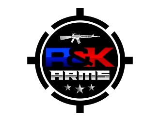 R & K Arms logo design by MarkindDesign