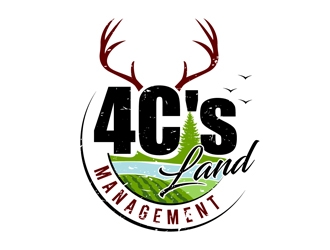 4 Cs Land Management logo design by DreamLogoDesign