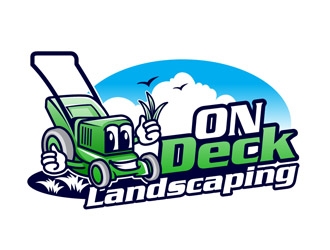 On Deck Landscaping logo design by DreamLogoDesign