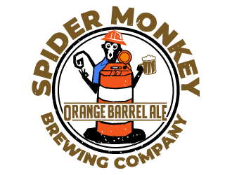 Spider Monkey Brewing Company  logo design by IanGAB