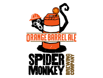 Spider Monkey Brewing Company  logo design by IanGAB