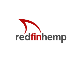 Red fin hemp logo design by GemahRipah