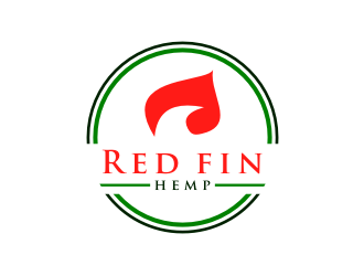 Red fin hemp logo design by christabel