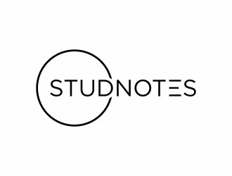Studnotes/Stud Notes/STUDNOTES logo design by Editor