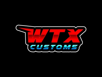 WTX Customs logo design by uttam