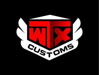WTX Customs logo design by Foxcody