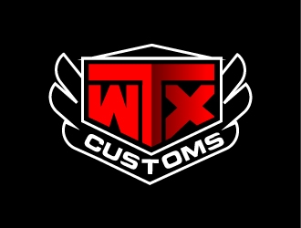 WTX Customs logo design by Foxcody