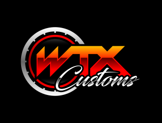 WTX Customs logo design by ekitessar