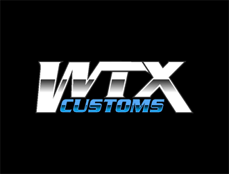 WTX Customs logo design by coco