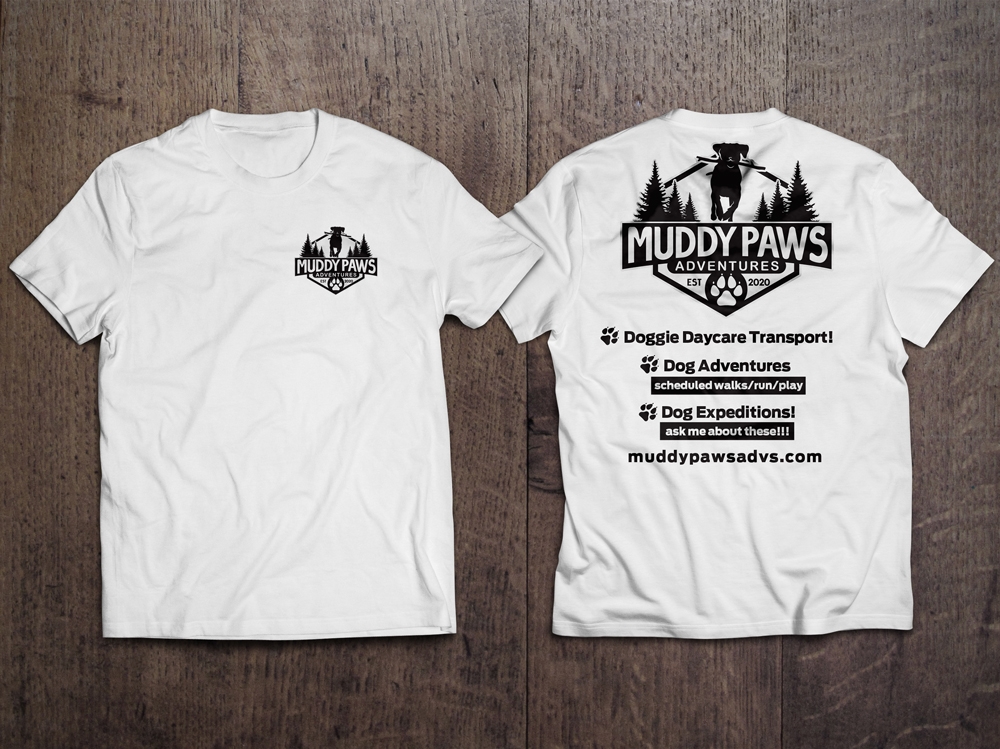 Muddy Paws Adventures logo design by KHAI