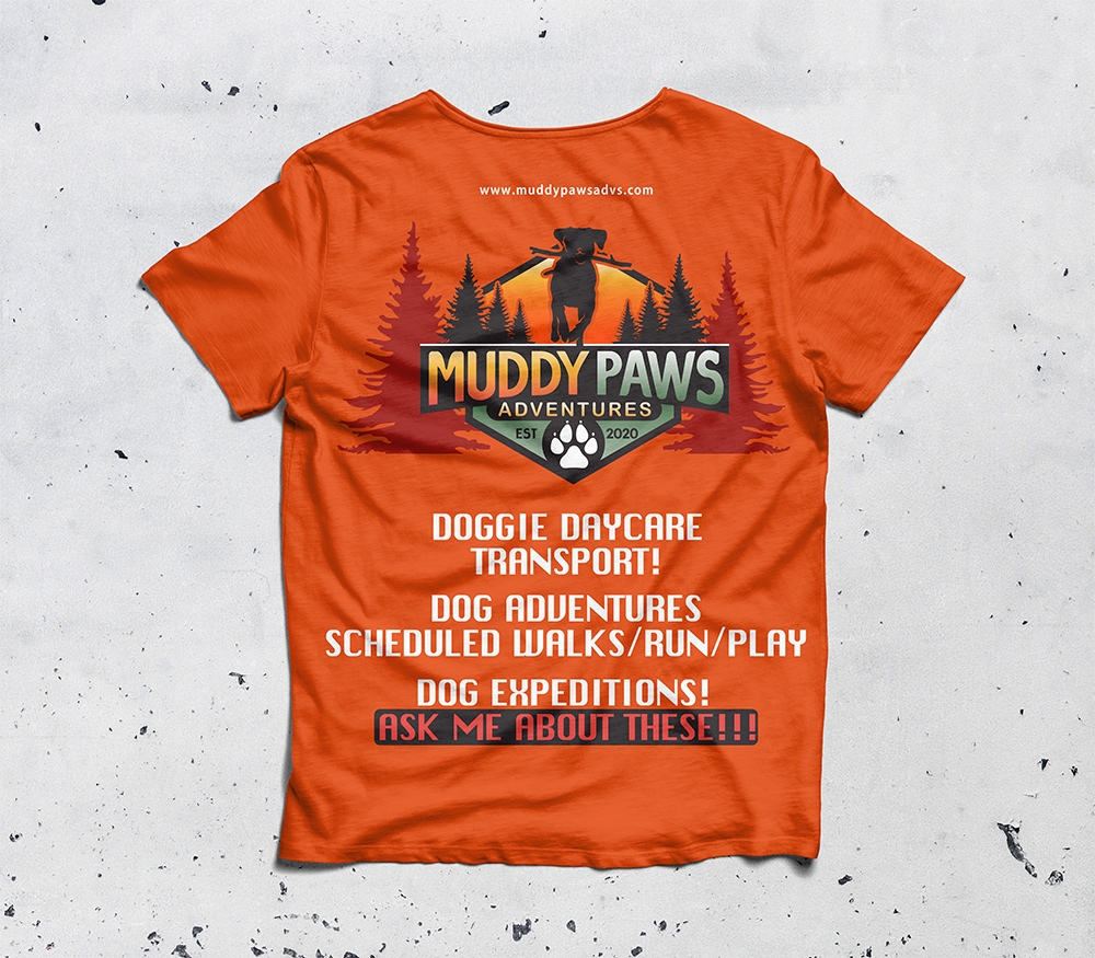 Muddy Paws Adventures logo design by MCXL