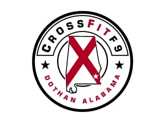 CrossFit F9 logo design by shravya