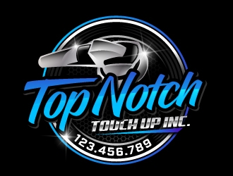 Top Notch Touch Up Inc. logo design by jaize