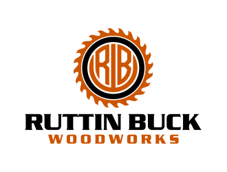 RUTTIN BUCK WOODWORKS logo design by cintoko