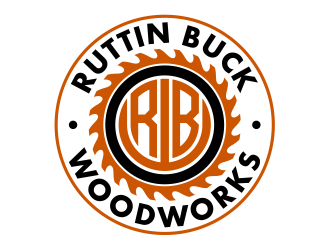 RUTTIN BUCK WOODWORKS logo design by cintoko