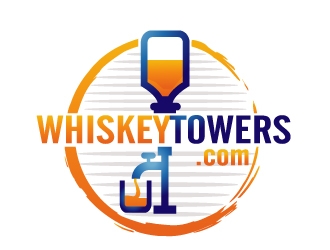 WhiskeyTowers.com logo design by PMG