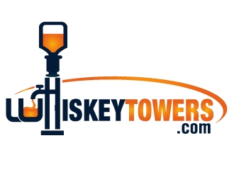 WhiskeyTowers.com logo design by PMG