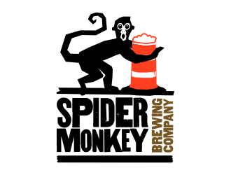 Spider Monkey Brewing Company  logo design by Panara