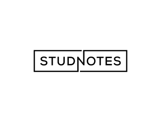 Studnotes/Stud Notes/STUDNOTES logo design by N3V4
