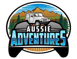 Aussie Adventures logo design by haze