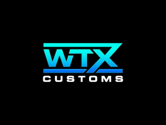 WTX Customs logo design by wongndeso
