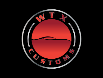 WTX Customs logo design by nona
