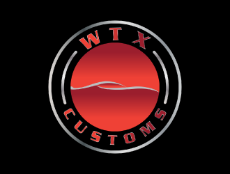 WTX Customs logo design by nona