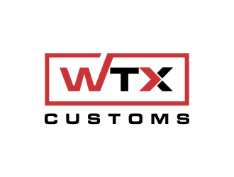 WTX Customs logo design by oke2angconcept