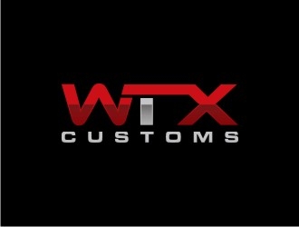 WTX Customs logo design by sabyan