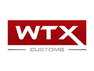 WTX Customs logo design by EkoBooM