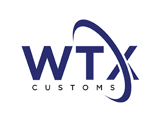 WTX Customs logo design by EkoBooM