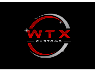 WTX Customs logo design by clayjensen
