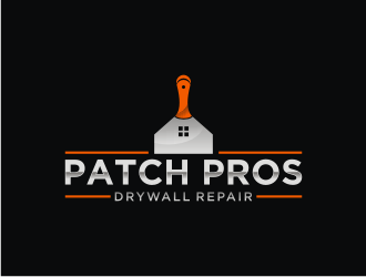 Patch Pros Drywall Repair logo design by amsol