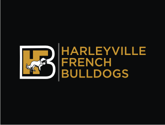 Harleyville French Bulldogs logo design by Diancox