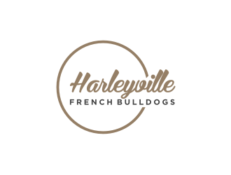 Harleyville French Bulldogs logo design by bricton