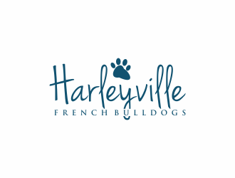 Harleyville French Bulldogs logo design by Franky.