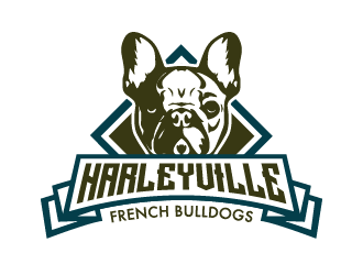 Harleyville French Bulldogs logo design by PRN123