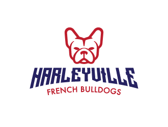 Harleyville French Bulldogs logo design by PRN123