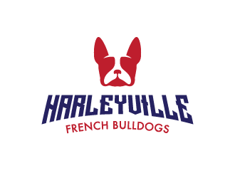 Harleyville French Bulldogs logo design by PRN123