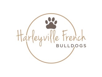 Harleyville French Bulldogs logo design by sabyan