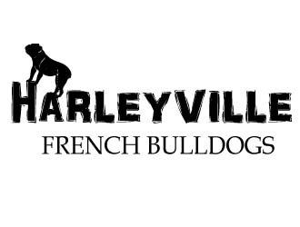 Harleyville French Bulldogs logo design by Vincent Leoncito