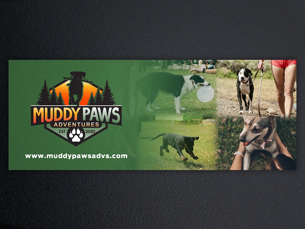 Muddy Paws Adventures logo design by KHAI