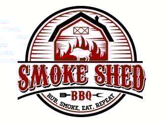 Smoke Shed BBQ logo design by J0s3Ph