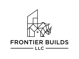 Frontier Builds LLC logo design by N3V4