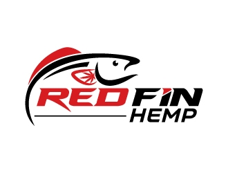 Red fin hemp logo design by jaize