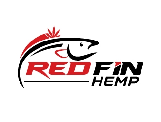 Red fin hemp logo design by jaize