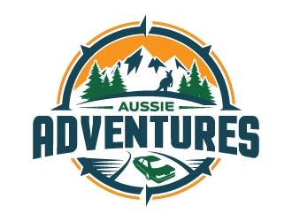 Aussie Adventures logo design by jaize